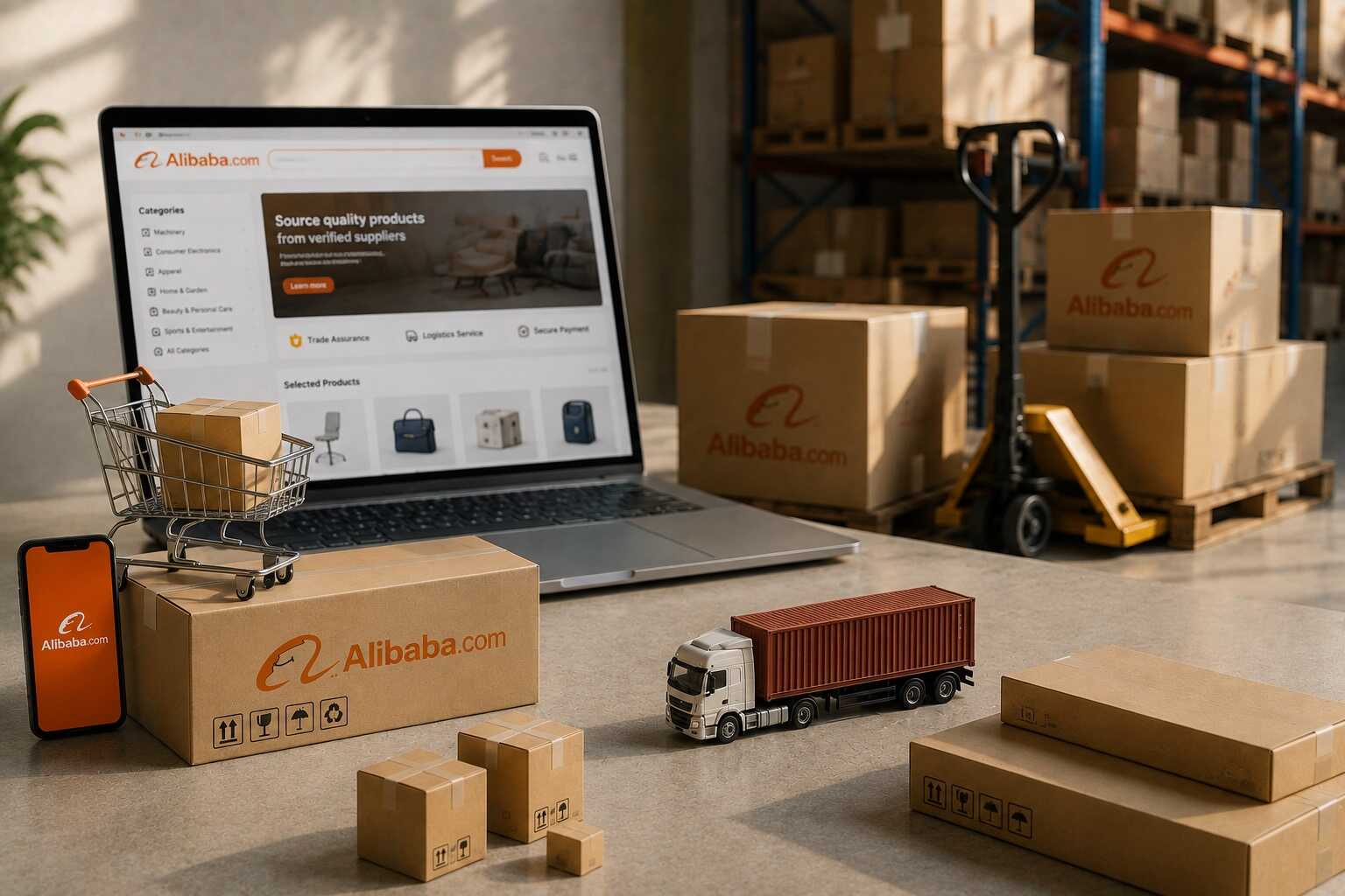 Пошук товарів і доставка з Alibaba